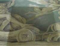 Removal of surface dirt from the painted surface of a copper panel